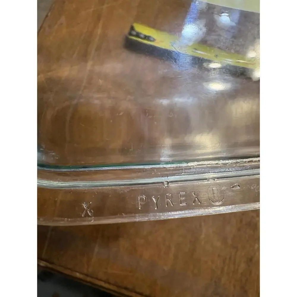 Corning Pyrex Casserole Rectangle P-4-C Clear Glass Replacement Lid Fits  1.5 qt - Picture 6 of 10